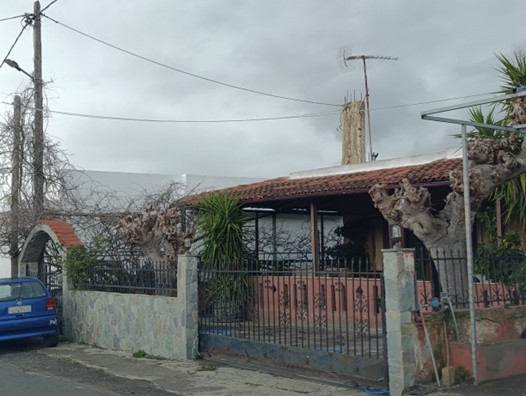 Οικόπεδο με κτίσμα  σε πλειστηριασμό Δήμος Ρεθύμνης