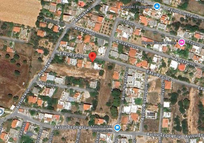 Ημιτελής μονοκατοικία 144 τ.μ. και θέση στάθμευσης